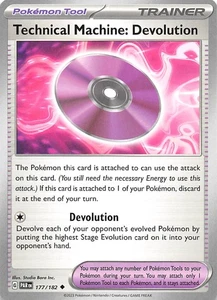 Technical Machine Devolution 177/182 SV04 Paradox Rift Pokemon 009894 - Picture 1 of 2