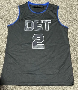 Pistons Cade Cunningham #2 Embroidered Basketball Sewn Jersey Medium ** - Picture 1 of 4