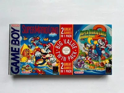 Big Value Twin Pack Super Mario Land 1 and 2 UK  Nintendo Game Boy GB Gameboy - Image 1 of 4