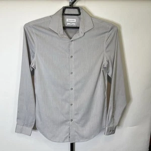 Calvin Klein Grey Dress Shirt Size Medium Men’s - Picture 1 of 5