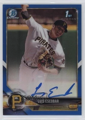 2018 Bowman Chrome Prospect Auto Blue Refractor /150 Luis Escobar #CPA-LE Auto - Image 1 of 2