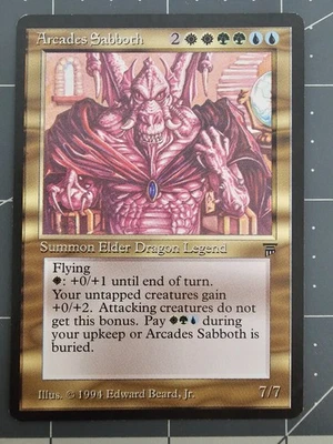 MTG ⭐ Legends ⭐ Arcades Sabboth ⭐ Vintage Legacy ⭐ NM - Image 1 of 2