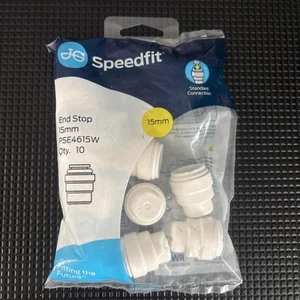 John Guest Speedfit Stop End 15mm (Pack Of 10) Plumbing Fittings Pipe Cap - Picture 1 of 2