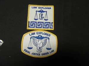 Parches postales Law Explorer, 2 diferentes años 70-80 SX - Imagen 1 de 1