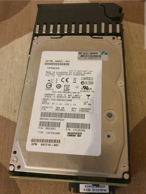 HPE Hitachi 300GB 15K 3.5" Dual Port MSA SAS HDD 606227-001-HUS156030VLS600 - Image 1 of 3