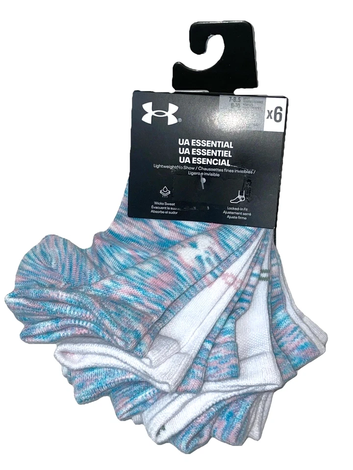 NUEVO Calcetines Under Armour ESSENTIAL LIGEROS No Show/LowCut; Talla M (7-13) W (6-14) Foto 1 de 1