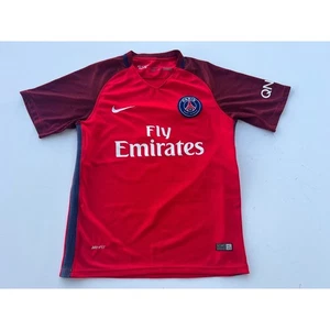 Paris Saint-Germain PSG Nike Fly Emirates Soccer Jersey Valerie 20 Red - Picture 1 of 15