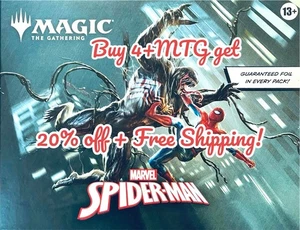 DEBE COMPRAR 2 MÍNIMO! Magic The Gathering Marvel Spider-Man 2025 Juego de cartas coleccionables en mano Magic The Gathering - Imagen 1 de 97
