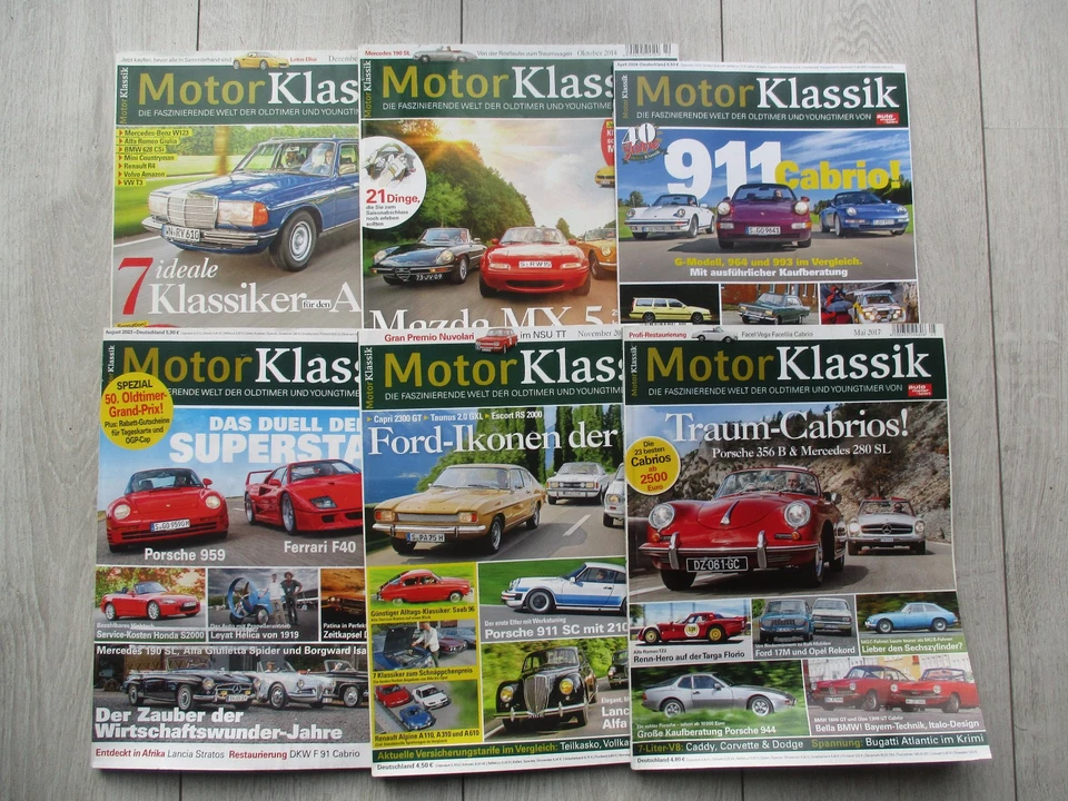 MotorKlassik 2,50€ / Stk. 10 11 12 14 2014 - 5 17 2017 - 8 23 2023 - 4 24 2024 - Bild 1 von 1