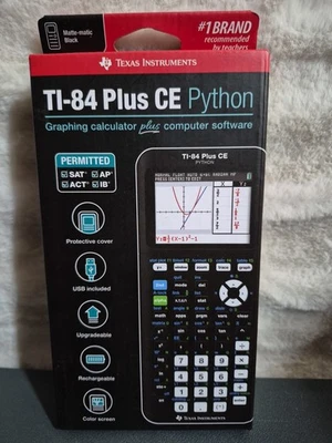 New Texas Instruments TI-84+ CE Python Graphing Calculator - Image 1 of 2