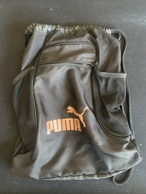 Women’s Puma Drawstring Black Bag - Image 1 of 2