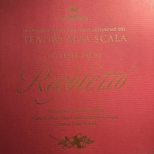 VERDI-RIGOLETTO-LA SCALA-ORIGINAL DGG 138 931 3-LP VINYL BOX SET-USED-GERMANY - Picture 1 of 5