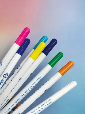 4 X FABRIC MARKER MARKING PENS WATER WASHABLE ERASABLE DRESS MAKERS TAILORS PEN