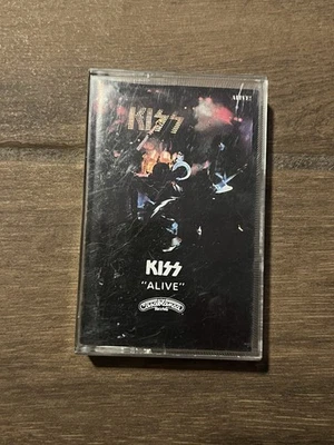 KISS - Alive! Cassette Tape (1974, Casablanca, Polygram) TESTED - Image 1 of 3