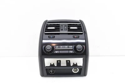 BMW F01 750i 2011 consola central trasera moldura con cubierta de parrilla de ventilación negra OEM KW71 Foto 1 de 4