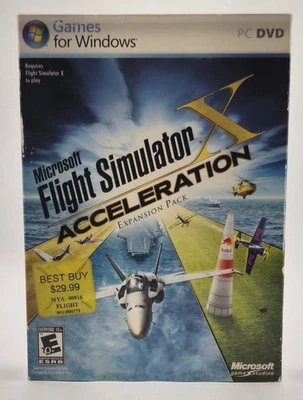 Microsoft Flight Simulator X: Acceleration  - Expansion Pack PC Cd-Rom - Image 1 of 4