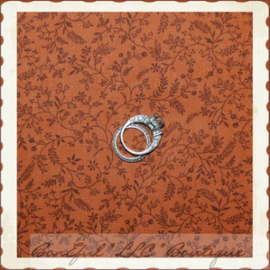 BonEful Fabric FQ Cotton Quilt VTG Calico Flower Leaf Small Little Blender Print - Picture 1 of 9