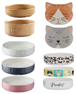 Mason Cash Katzenschalen, Geschirr und Untertassen.
