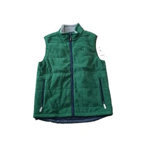 The Black Dog Full Zip Embroidered Logo Vest Emerald Green - Men’s Medium New - Picture 1 of 9