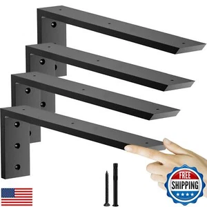 Countertop Support Bracket 16 inch 4 Pack (3/8" Thick),Premium Heavy Duty Gra - Picture 1 of 5