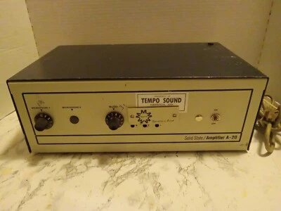 Vintage Muzak Solid State Paging Amplifier A-20 Mixer(untested) - Image 1 of 4