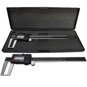 Digital 6" Outside Groove Vernier Caliper Ruler Micrometer Gauge Indicator - Picture 1 of 2