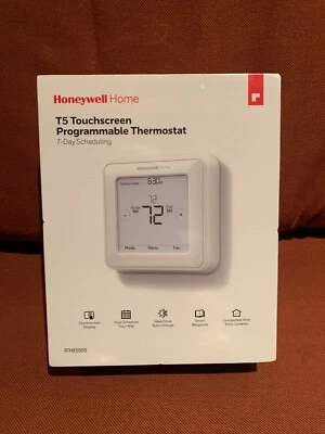 Honeywell T5 Touchscreen 7 Day Programmable Thermostat (RTH8560D) NEW/SEALED - Image 1 of 4