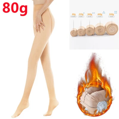 Thermostrumpfhosen Damen Fleece Strumpfhose❤Gefütterte Strumpfhose Winter❤Warme - Bild 1 von 4