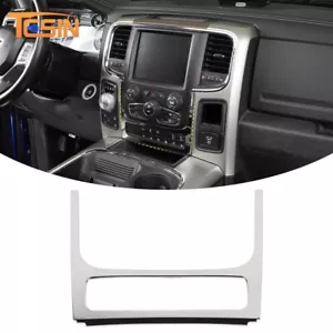 Center Console Control Switch Panel Cover Trim For Dodge RAM 1500 2010-17 Chrome - Picture 1 of 8