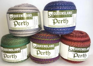 Queensland Perth Sock Sport Weight Yarn 80% Wool, 20% Nylon Self-Striping - Picture 1 of 19
