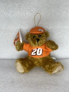 Trevco  #20 Tony Stewart Brown Bear Orange Hat Flag And Shirt Ornament - Picture 1 of 7