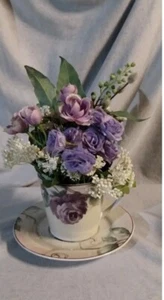 Croscill Chambord Countertop Floral purple roses Bathroom Bedroom Custom Made  - Picture 1 of 2