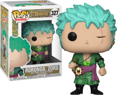 One Piece - Boneco de Vinil Roronoa Zoro Pop + PROTETOR POP - Imagem 1 de 4