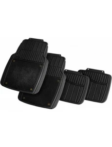 'Cut to size' Set of PVC car floor mats with detachable carpets - Picture 1 of 1
