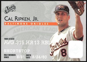 1995 Studio #8 Cal Ripken Jr. NM