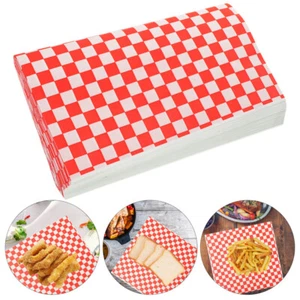 100 Sheets Basket Liner Paper Sandwich Wrapping Paper Parchment Paper - Picture 1 of 11