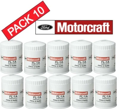 Filtro de aceite para FORD F150 F250 F350 Motorcraft FL1A D9AZ-6731-A repuesto 10 piezas Foto 1 de 4