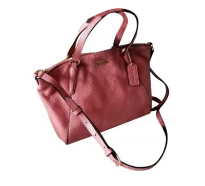 Bolso de Mano/Bolso Bandolera Coach Kelsey Rosa con Cierre de Cremallera Foto 1 de 4