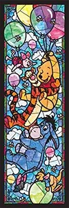 456 piece jigsaw puzzle Stained Art Winnie the Pooh stained glass (Plastic) - Picture 1 of 1