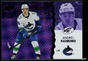 2023-24 Upper Deck Ice Purple #48 Andrei Kuzmenko - Picture 1 of 2