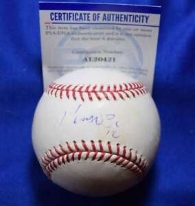 Alfonso Soriano PSA DNA Coa Autograph Major League OML Signed Baseball
