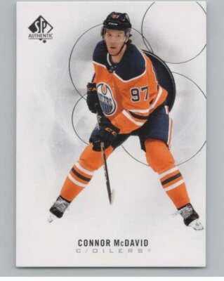 2020-21 SP Authentic #90 Connor McDavid  Edmonton Oilers V99886 - Image 1 of 3