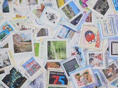 JAPAN FRAME stamps commemorative 50 pcs Japanese used prefecture - Image 1 of 3