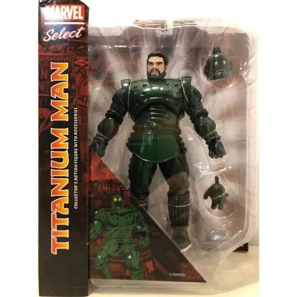 Marvel Select 9 Inch Action Figure Comic Series - Titanium Man