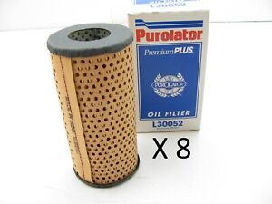 (8) Purolator L30052 Oil Filter Replaces CH820PL 51302 LP5600 LF174 P550052