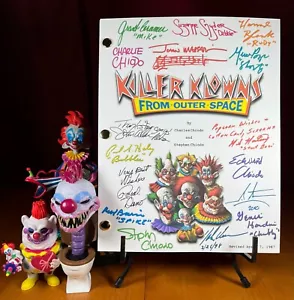 Killer Klowns From Outer Space Script Signed- Autograph Reprints- 107 Pages - Picture 1 of 7