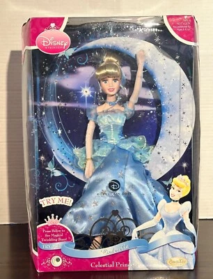 Disney Princess Porcelain Doll Brass Key Keepsakes Cinderella Celestial NIB - Image 1 of 4