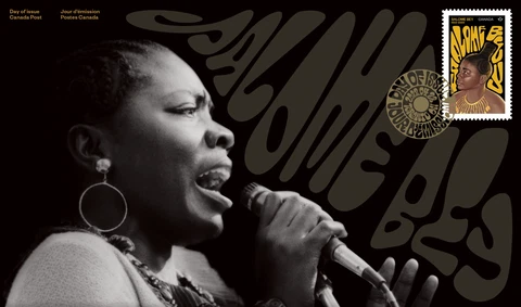 2022 Canada Salome Bey Blues Singer First Day Cover Music FDC New! Jazz Cover