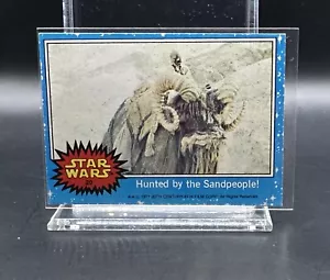 1977 Topps Star Wars #20 Cacciato da Sandpeople Jedi Luke Han Solo Leia Yoda - Foto 1 di 2