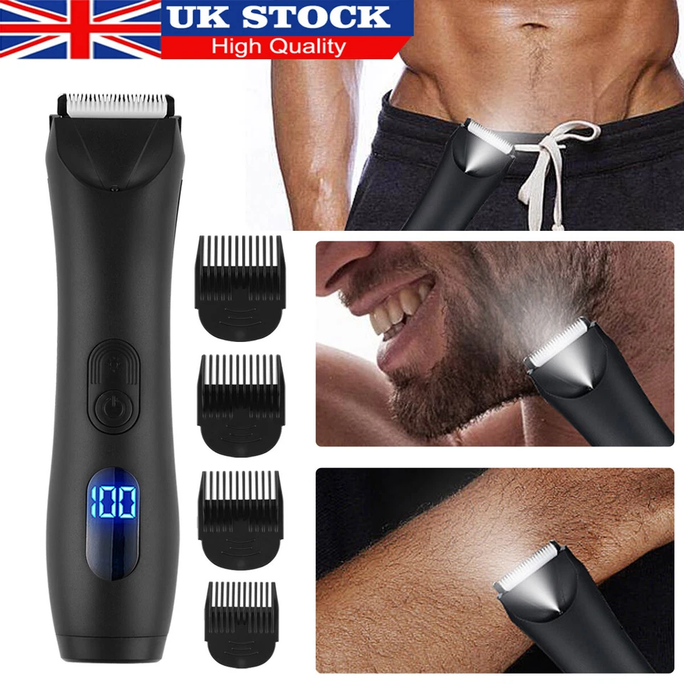 Professional Hair Clippers Trimmer Cutting Beard Cordless Barber Shaving Machine